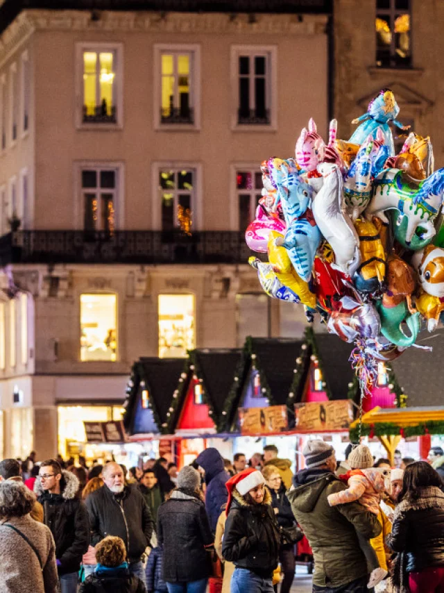 Marché de Noël, place du Ralliement