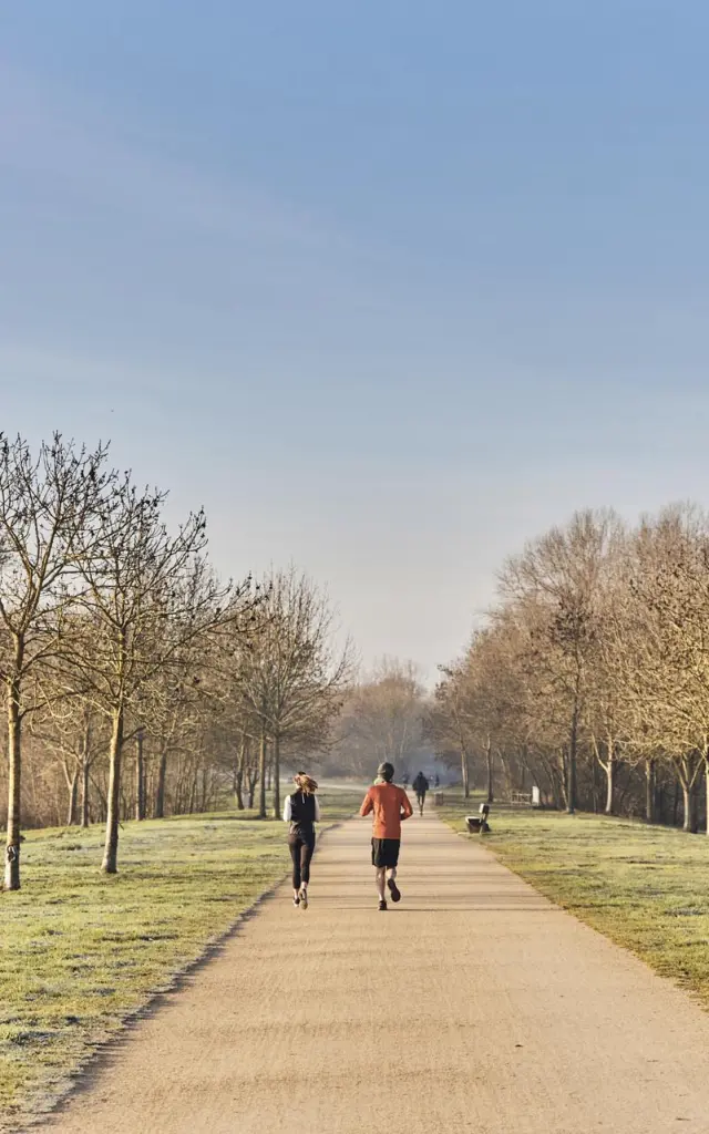 Course à pied direction le Lac de Maine d'Angers