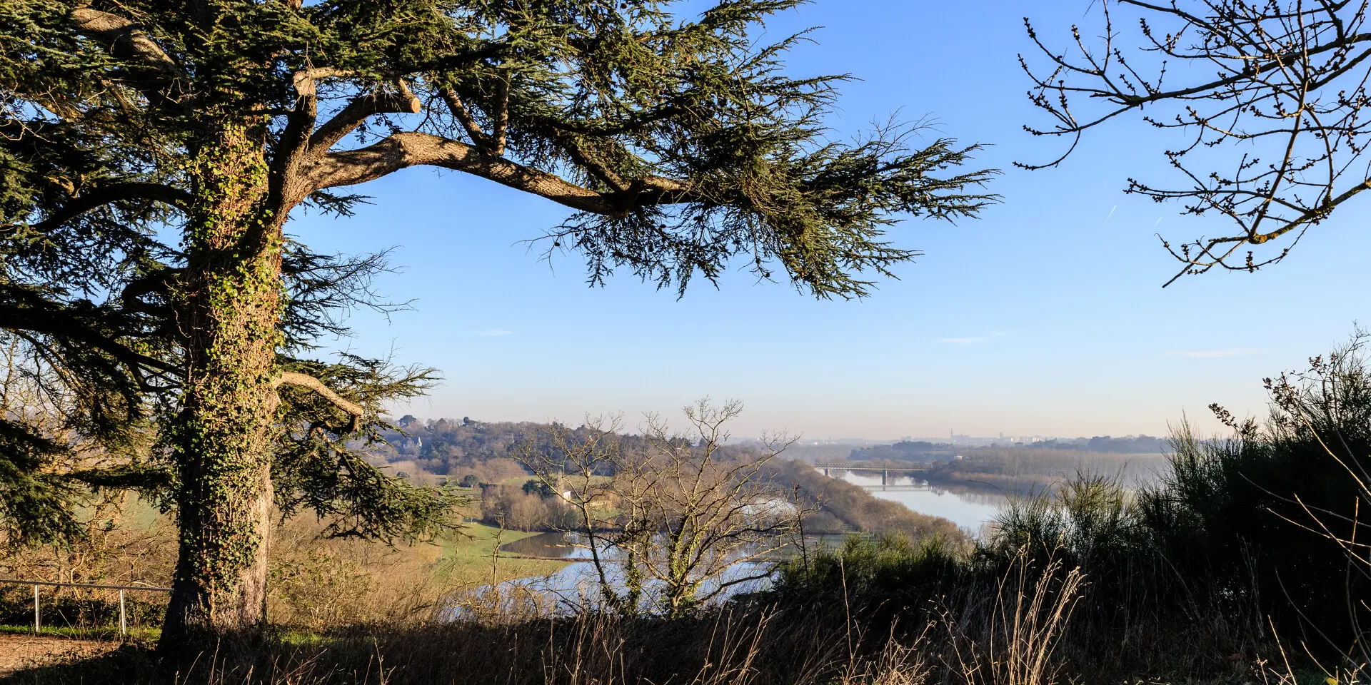 Depuis le belvédère de la Piverdière, en hiver