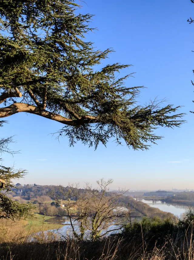 Depuis le belvédère de la Piverdière, en hiver