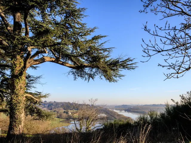 Depuis le belvédère de la Piverdière, en hiver