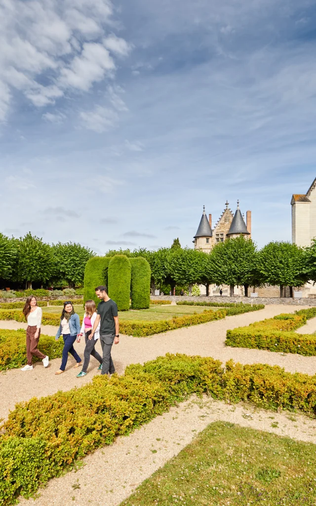 Gardens of Angers castle