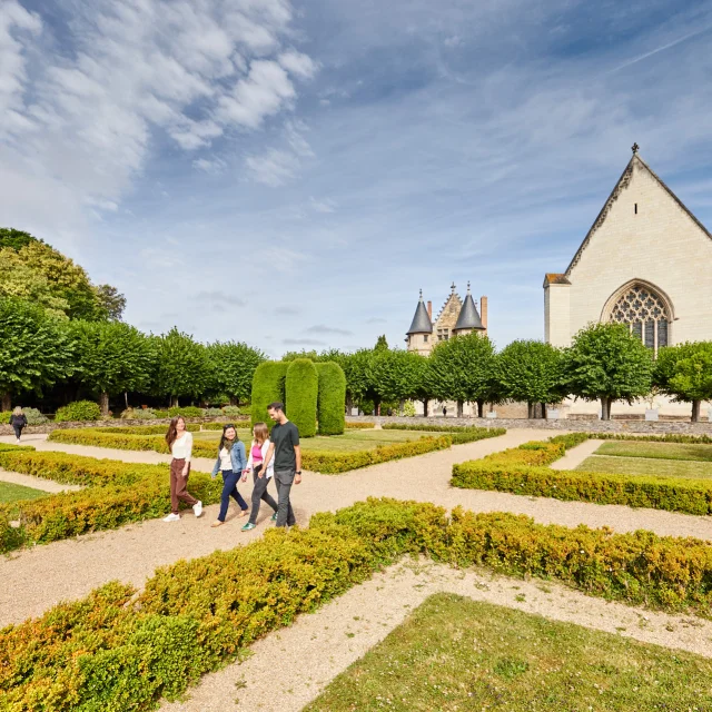 Jardín del castillo de Angers