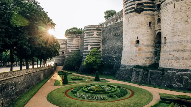 Angers castle and its ramparts