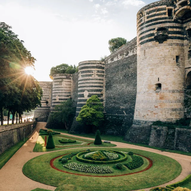 Angers castle and its ramparts