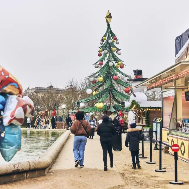 Marché de Noël jardin du Mail d'Angers