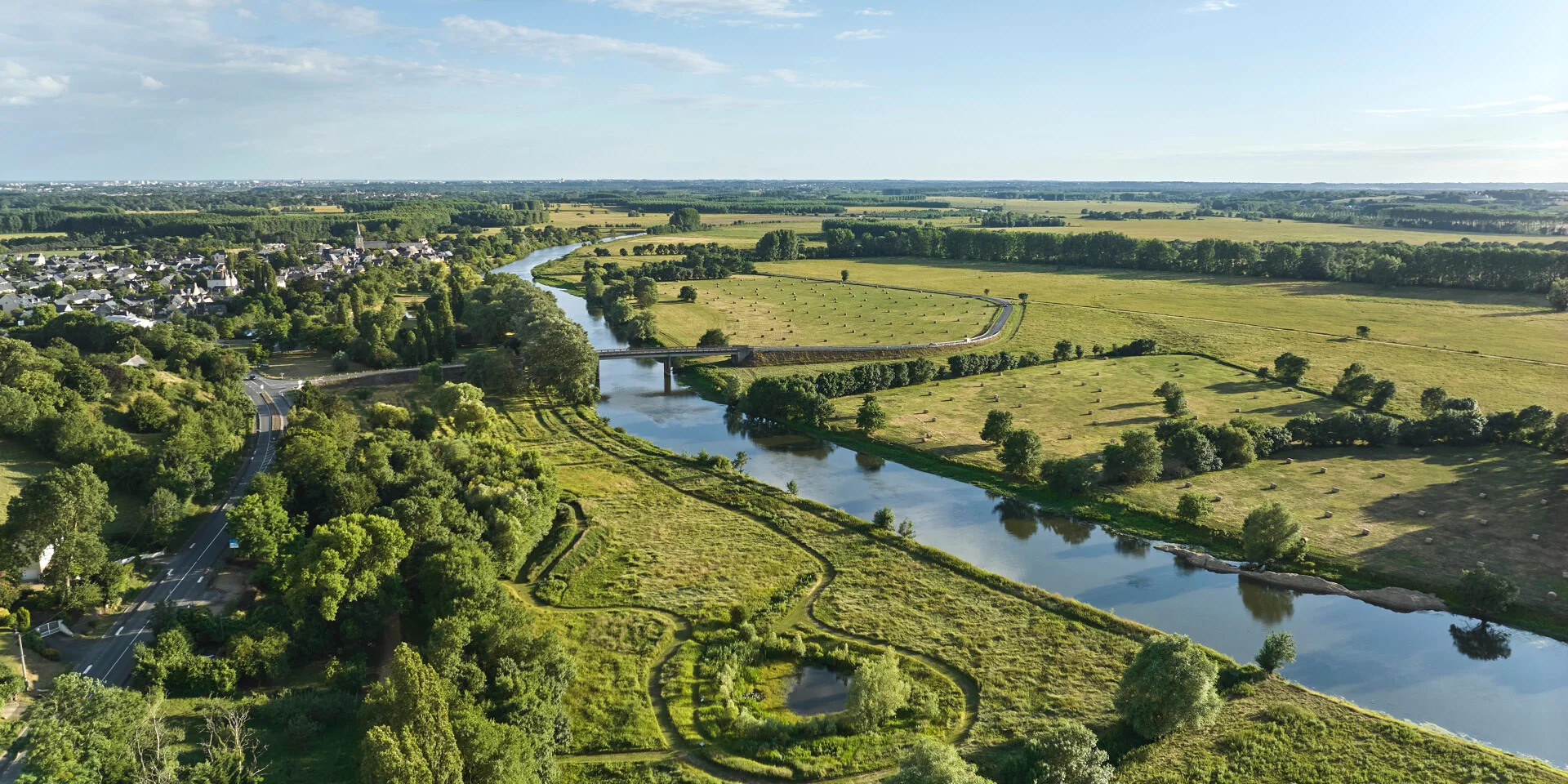 Briollay vue du ciel