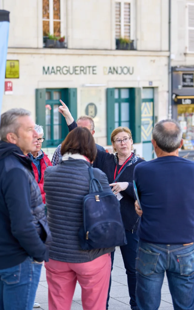 Groupe en visite guidée
