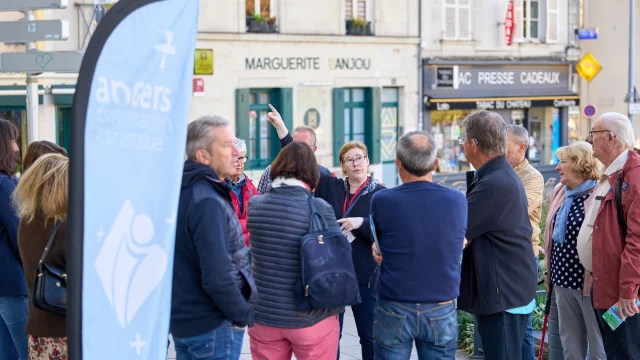 Groupe en visite guidée