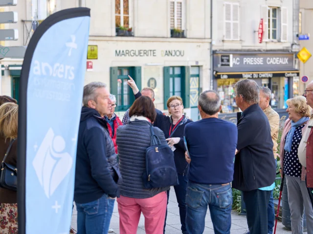 Groupe en visite guidée