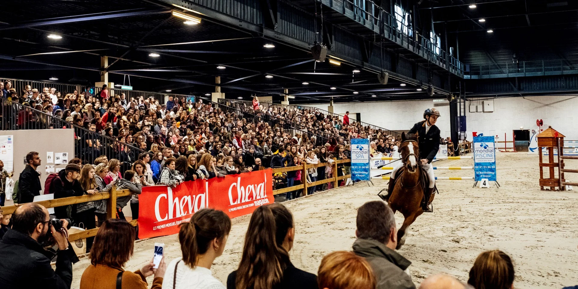 Show Jumping during the Salon Du Cheval Copyright Christophe Martin Destination Angers 4844