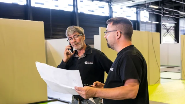 Savoir faire montage Parc des Expositions Angers