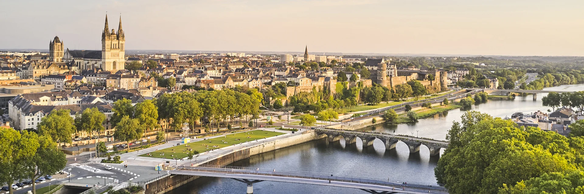 Angers Aerial View