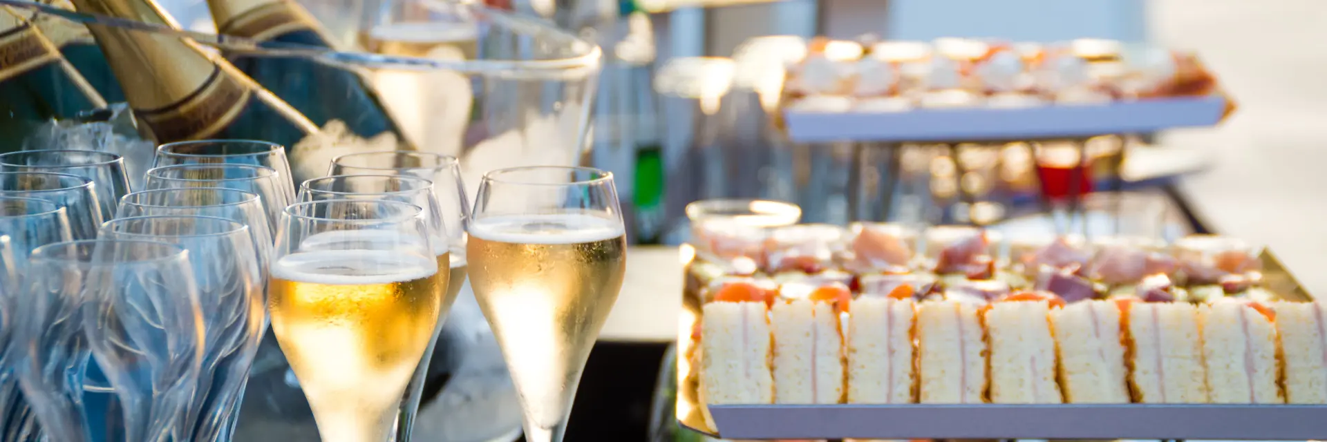 photo de mise en place traiteur sur un événement professionnel