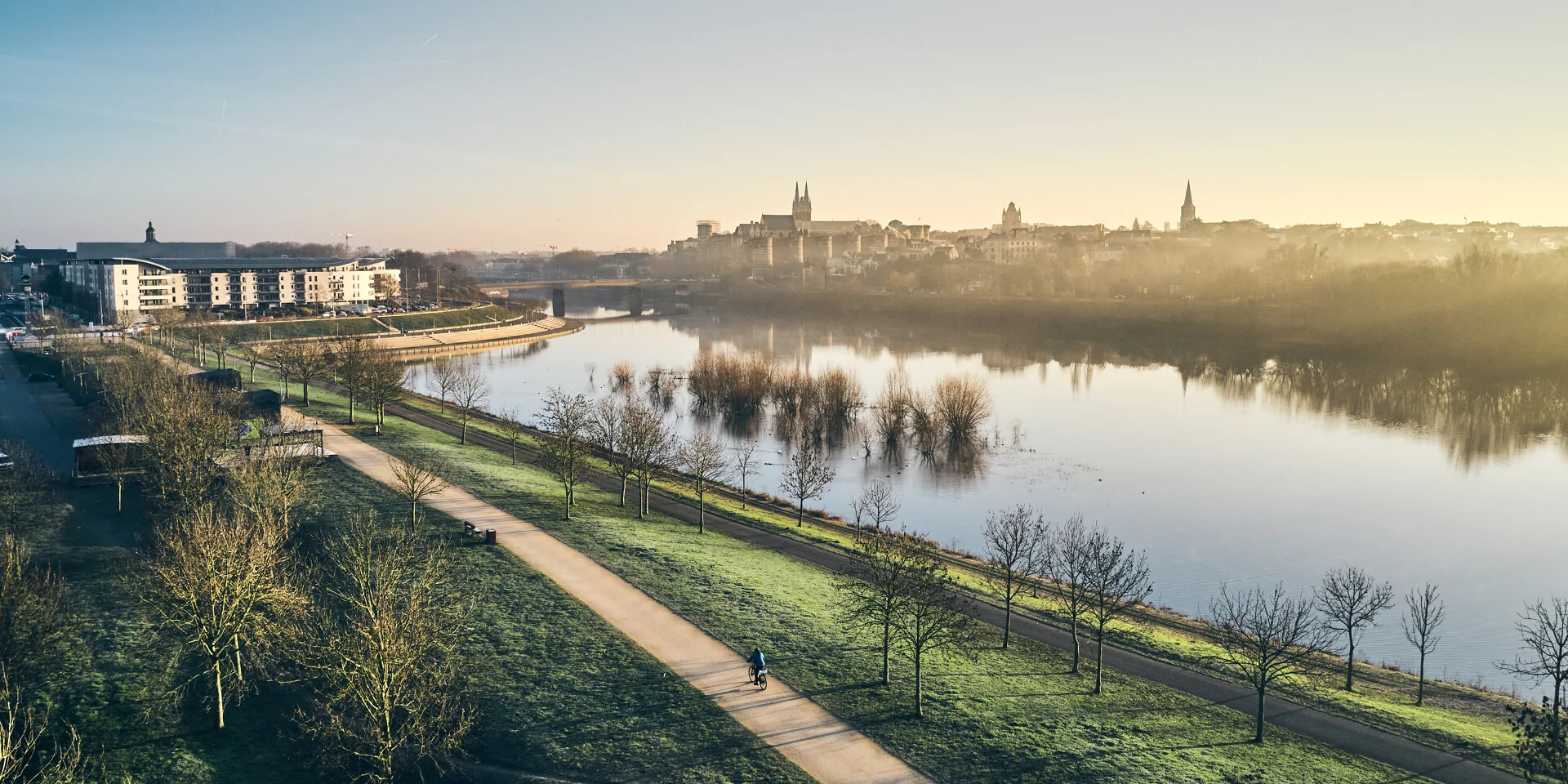 Promenade Yolande d'Aragon Vue Sur La Maine Et Angers Copyright Alexandre Lamoureux
