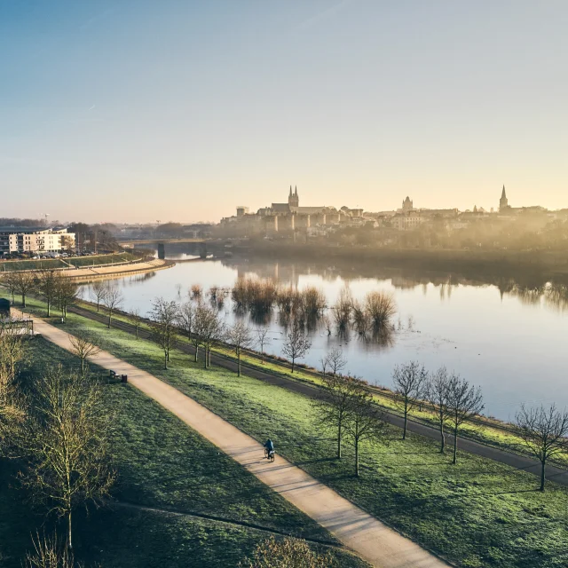 Promenade Yolande d'Aragon Vue Sur La Maine Et Angers Copyright Alexandre Lamoureux