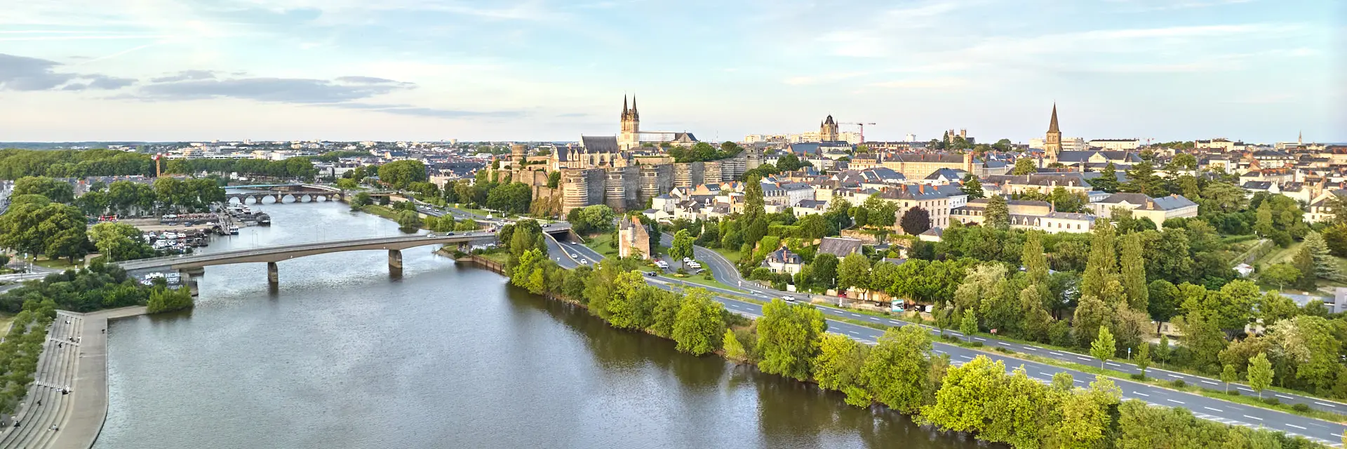 Vista aérea Angers A Lamoureux