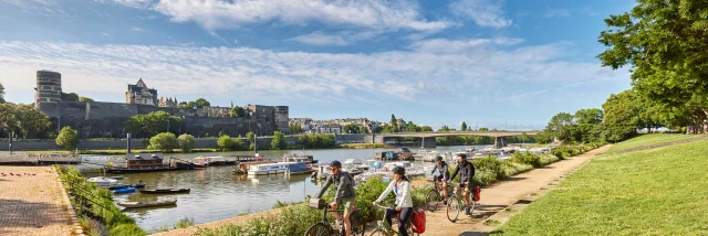 Balade sur les bords de Maine à vélo