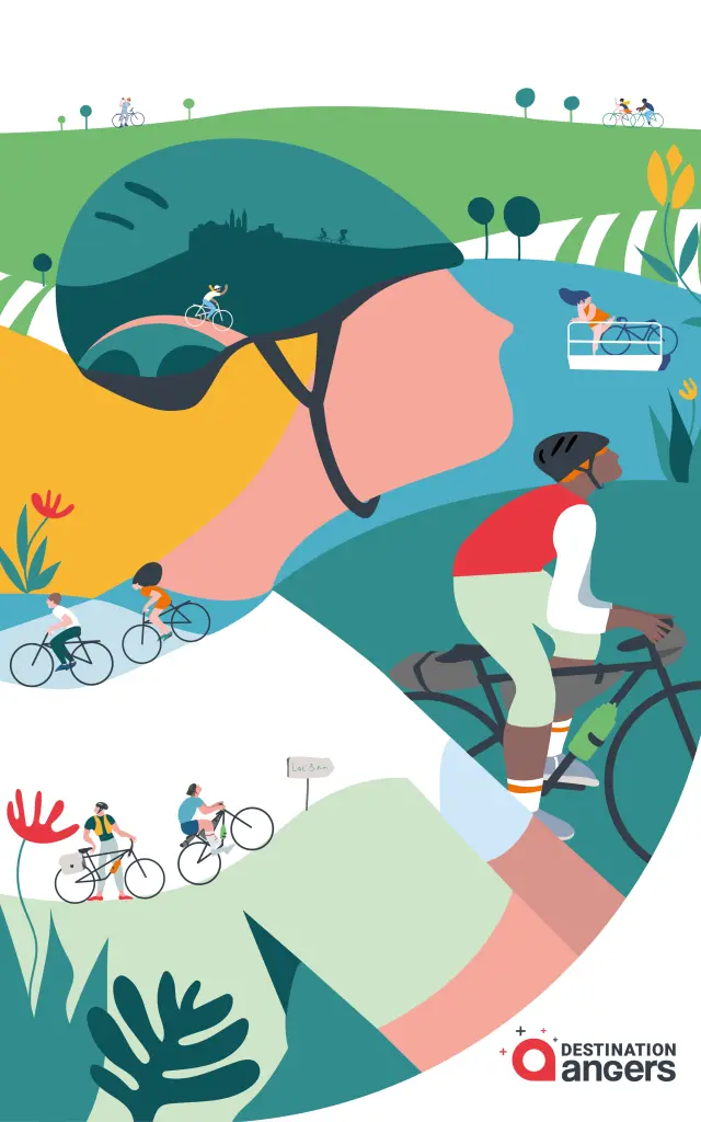 Couverture Carte Angers A Velo 2025 2026