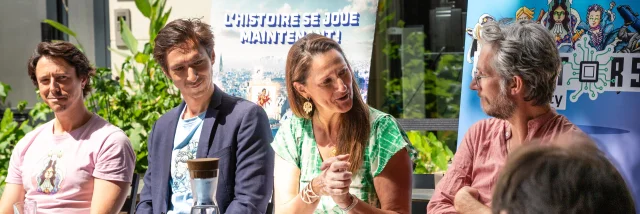 Louis de Carolis, Mathilde Favre d'Anne et Nicolas Dufetel