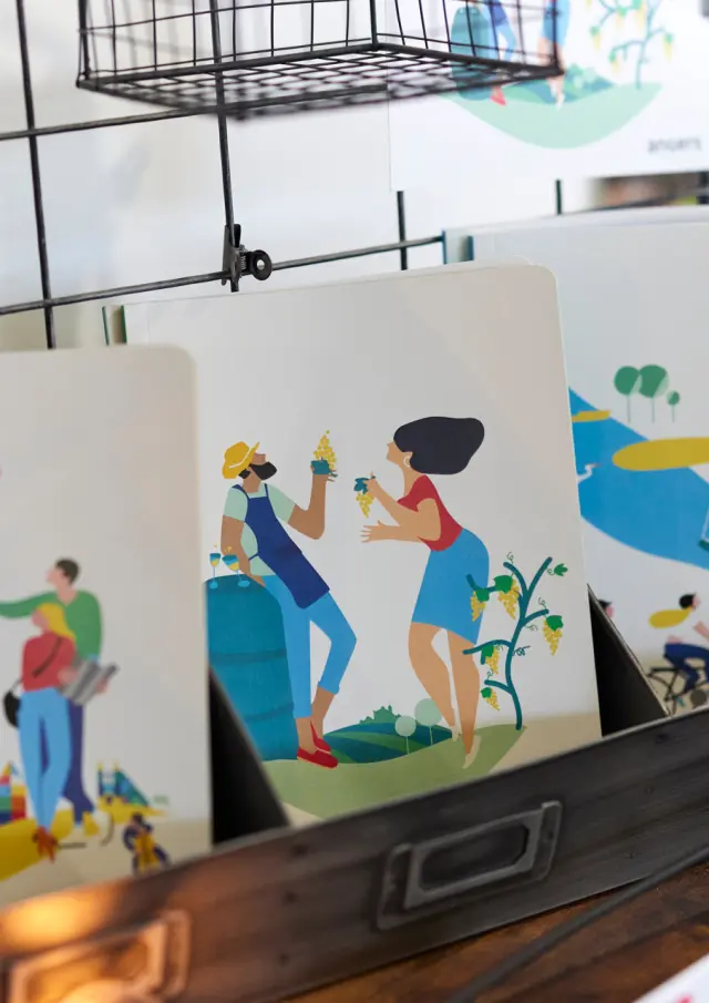 Carnet appartenant aux produits de la gamme identitaire de l'Office de Tourisme d'Angers