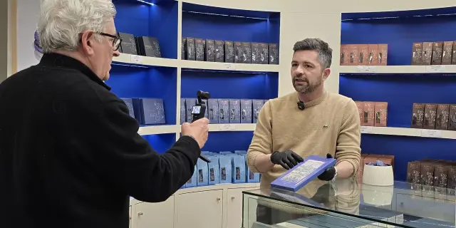 Interview accueil journaliste au Quernon d'Ardoise