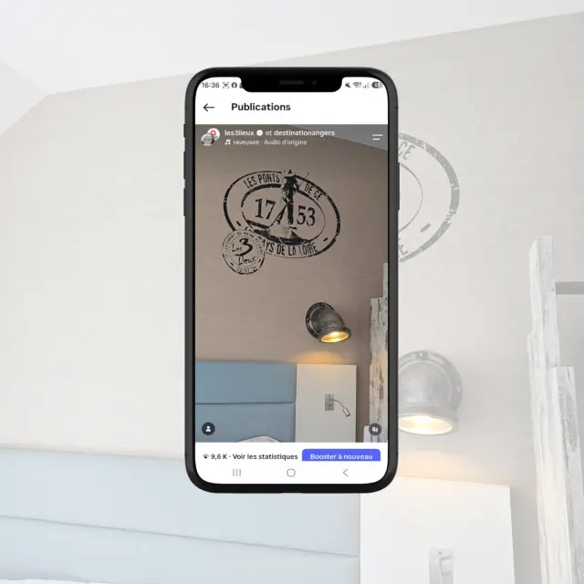 Collaboration avec l'hôtel Les 3 Lieux des Ponts-de-Cé
