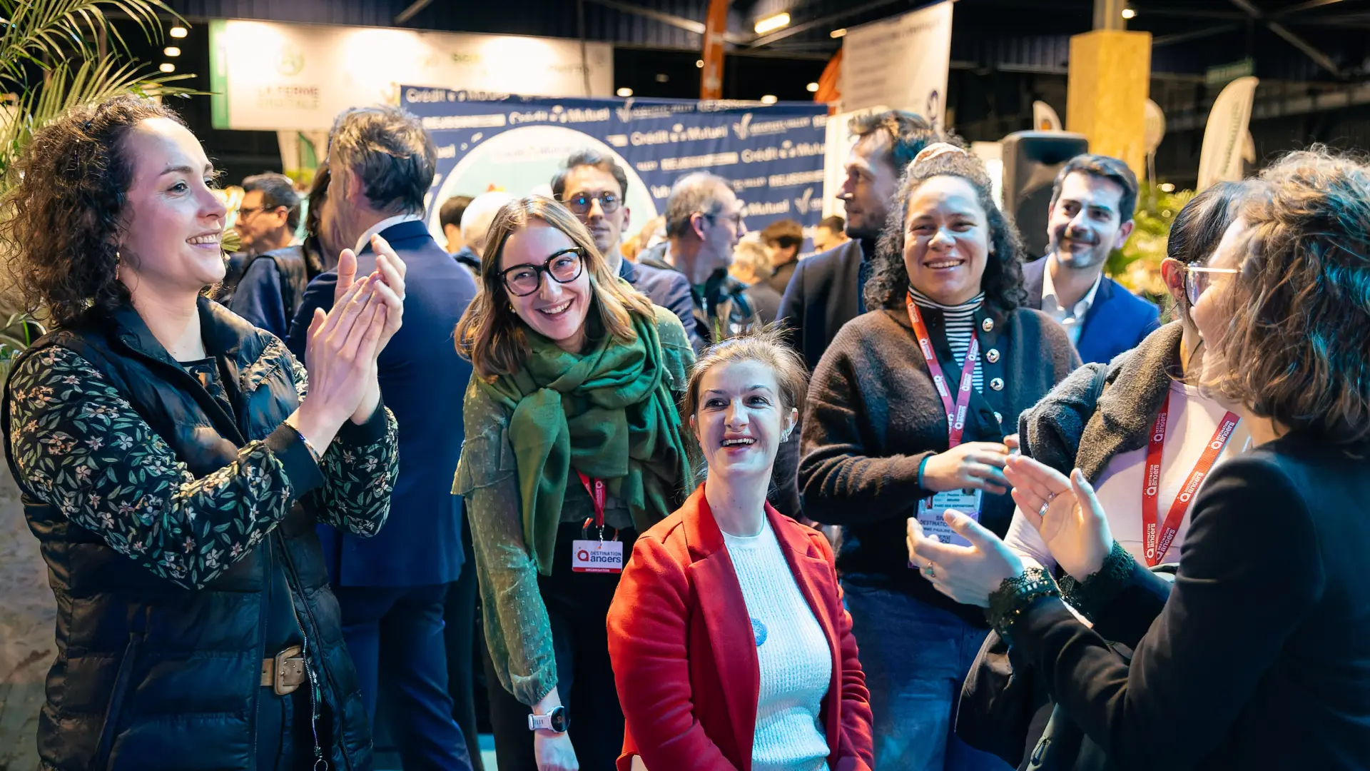 équipe Destination Angers au Parc des Expositions